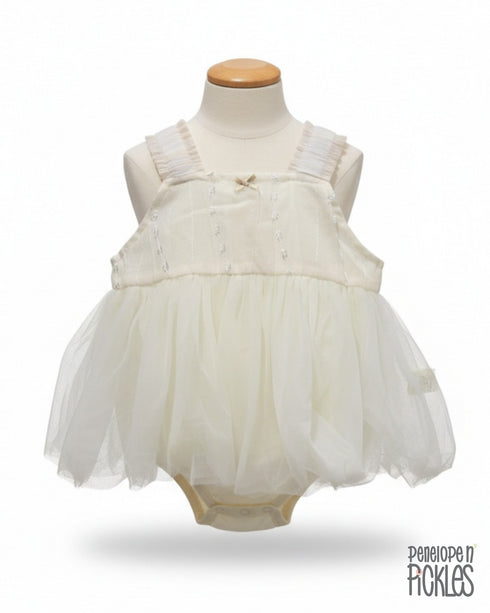 Fairy Charm: English Net Ruffle Strap Dress 74001